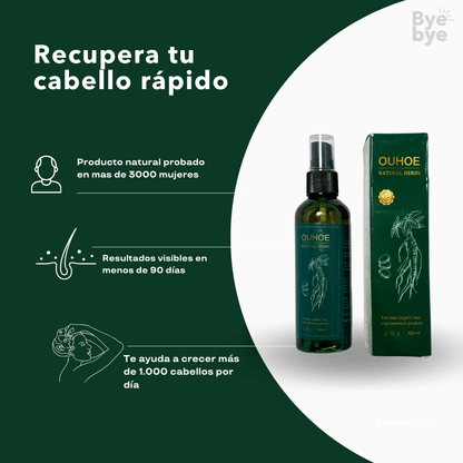 Spray dile bye bye a la caída del cabello 2x1 😱