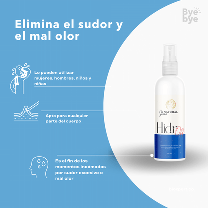 Hidroff, Elimina el Sudor y Mal Olor en Cualquier Parte del Cuerpo 2x1 🔥