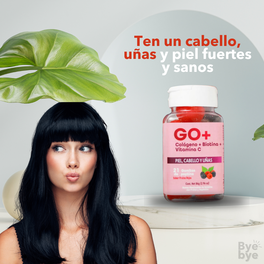 Gomitas de biotina, ten un cabello sano y fuerte 2x1 🔥