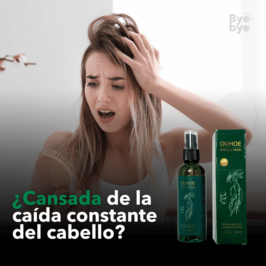 Spray dile bye bye a la caída del cabello 2x1 😱